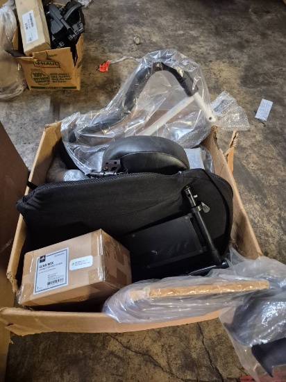 Box Containing Gear Box and Chair Components
