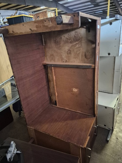 30x60x29 Wooden Desk with Storage Features