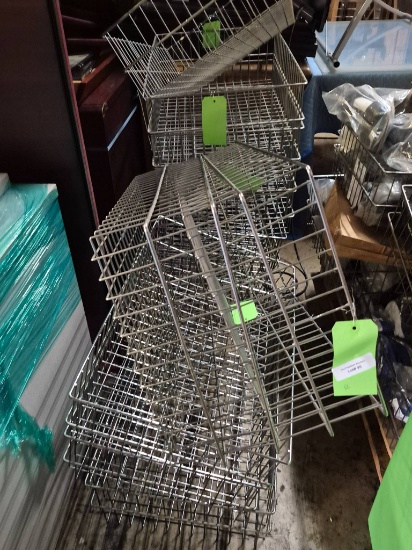 12 Metal Wire Bins Suitable for Storage or Organization