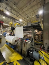 Kataoka Slitter/Rewinder, Model SL-KA800-III, S/N LACM, 3,300-mm max input width, 1,100-mm max