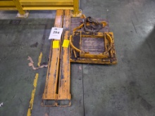 Forklift Extensions, Drum Gripper, Open/Close Drum Lifter