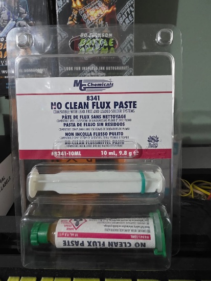 Mg Chemicals 8341 No Clean Soldering Flux Paste 10ml Syringe