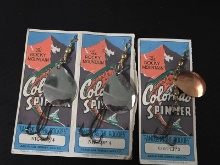 3 Vintage Colorado Spinner Fishing Lure Rocky Mountain