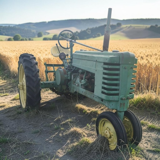 Vintage John Deere Model B Tractor