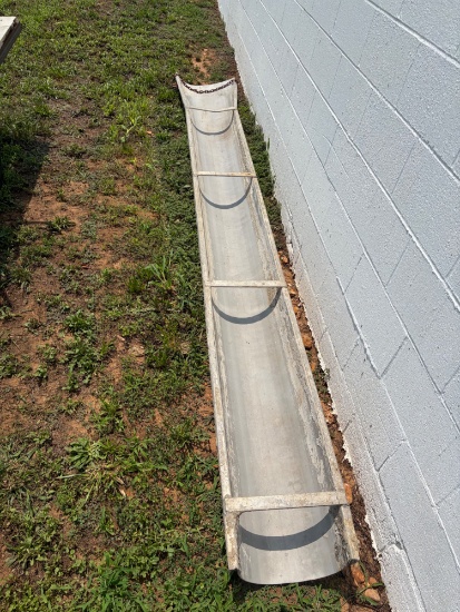 Concrete chute, 19â€� wide, 144â€� long