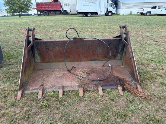 Skidsteer, 4N1, hydraulic bucket, 73-1/2â€� wide, all in good working order