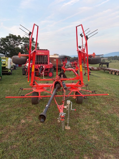 Kuhn GF5202THA 4 basket tedder lightly used