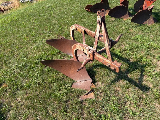 Two bottom 3 point plow
