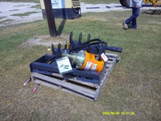 Skid Steer PTO Digger with 2 Augers