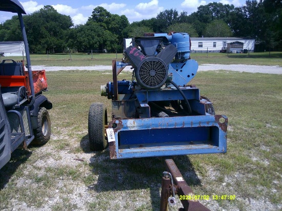 Salvage Water pump on trailer