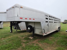 2008 Aluminum C&C 24ft Gooseneck Trailer