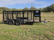 New 2026 Top Hat Industries Landscape Trailer