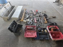 Welding/ Fencing Tools & 2 Tool Boxes
