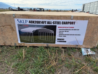 Steel Carport 40â€™x20â€™ 14â€™ Tall
