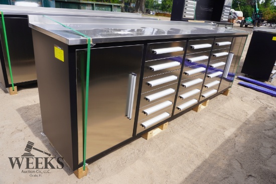 10FT 18 DRAWER 2 CABINET