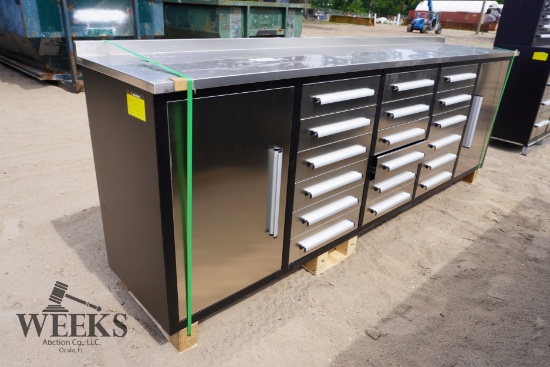 10FT 18 DRAWER 2 CABINET