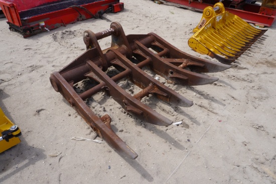 Rake Attach For Excavator