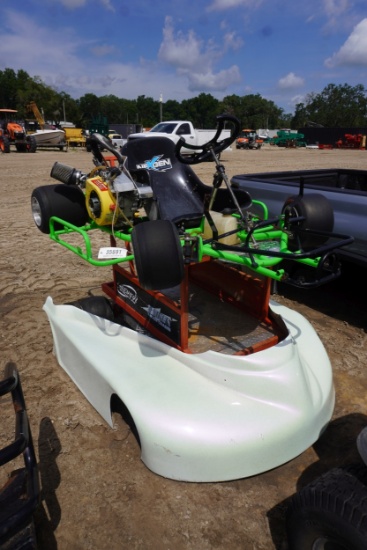 Racing Go Cart W/Stand