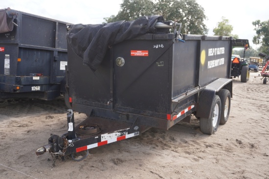 2 AXLE 6X12 DUMP TRAILER