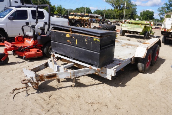 HOMEMADE 2 AXLE TRAILER
