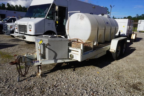 16ft Deck Trailer W/Tank