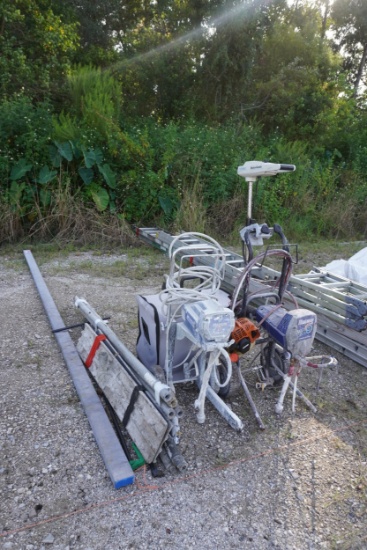 Paint Sprayer & Concrete