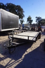 HOMEMADE 2 AXLE TRAILER