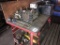 Shop Table & Parts Bin w/ Contents