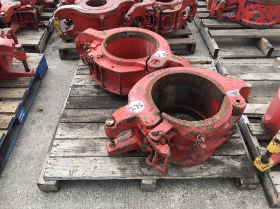 (2) BJ & Web Wilson 13 3/8" Side Door Casing Elevators