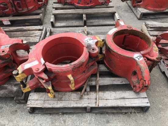 (2) Web Wilson 13 3/8" Side Door Casing Elevators