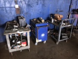 (2) Rolling Carts & Homak Toolbox w/ Contents