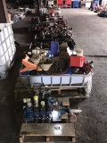 (10) Pallets of Hyd Tong Parts, Hyd Motor Parts & Misc