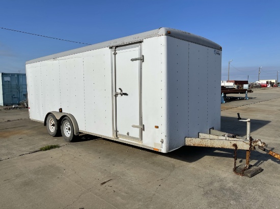 2006 Wells Cargo Road Force T/A Cargo Trailer, 8'W x 20'L, Bumper Pull, Spring Type Suspension, ST 2