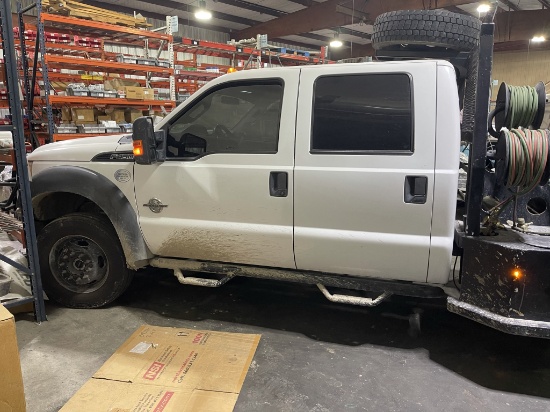 2015 Ford F450 Pickup Truck, Crew Cab, 4WD, p/b Powerstroke Diesel Engine, Automatic Transmission, P