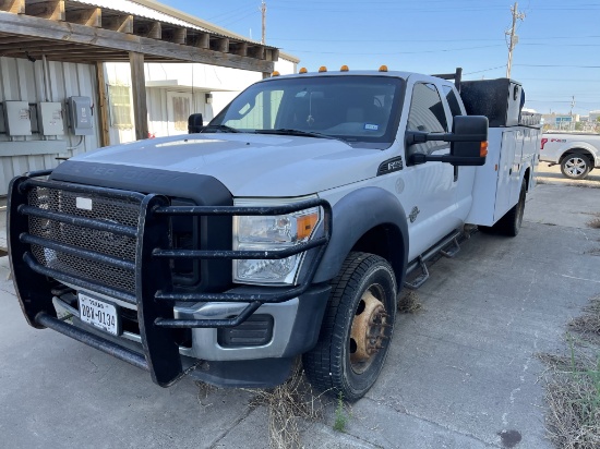 2014 Ford F450 Pickup Truck, Ext Cab, 4WD, p/b Powerstroke Diesel Engine, Automatic Transmission, P/