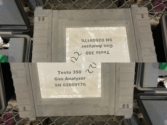 Testo 350 Gas Analyzer w/ Tanks