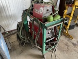Lincoln Electric Flextec 450  Multi-Process Welder w/ Lincoln LF-72 Wire Feeder on Cart