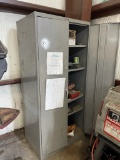 Metal Cabinet w/ Contents including Welding Wire & Rods