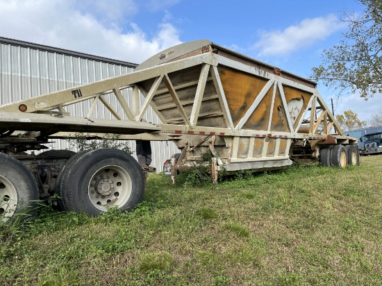 2007 Cps T/a Belly Dump Trailer, Vin 5mc1116227p007355, 8'w X 40'l X 9.5'h, Gross Weight 34,000 Lbs,