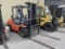 Toyota Model 7FGU35 7,000 lb. Fork Lift, Serial #60553, Mast FSV, Back Tilt 6, Total Weight 13,515lb