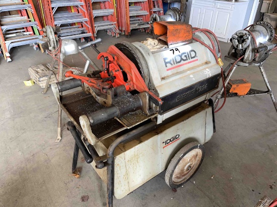 Ridgid 1224 Pipe Threading Machine