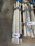 (9) Spline Shank Hammer Drill Bits (Unused)