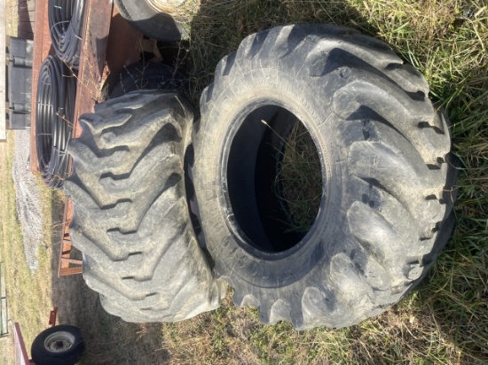 Firestone Backhoe Tires (Used)