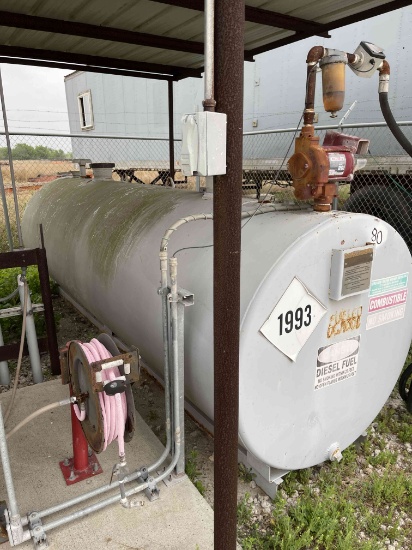 46"D x 146"L Diesel Tank