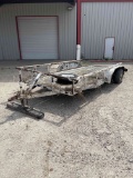 7'W x 16'L T/A Utility Trailer, Wood Deck, VIN# Unknown, No TX Tags, (NOTE: May Need 4 new tires - B
