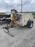 2006 Ingersol Rand P185WJD 185 CFM Air Compressor, Mounted on S/A Trailer, p/b John Deere Diesel Eng