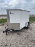 2018 Lark 5'W x 10'L S/A Cargo Trailer, 3,000# GVWR, VIN#571BE0817JM030986 (BILL OF SALE ONLY)