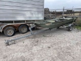 Aluma Craft John Boat w/ S/A Trailer