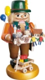 (2) Richard Glaesser Handmade German 13 inch Nutcracker Toymaker, RETAIL $241; (3) Richard Glaesser