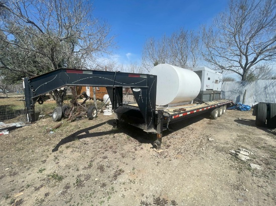 Located In Pearsall, Tx: 2011 Abu Trailers Inc. Tri-axle Trailer W/ Wacker Neuson G240 191 Kw Genera